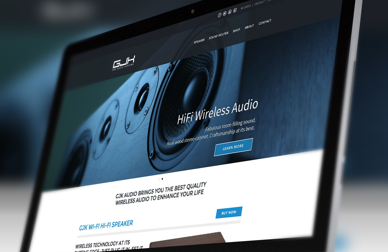 GJKAudio Responsive Web Design Solocube04 - GJK Pro Audio Systems Launches New Website to Promote New Line of WiFi HiFi Speakers